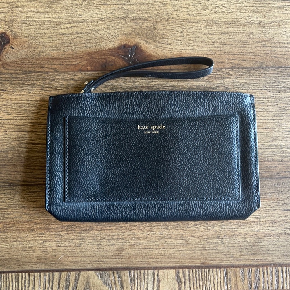 Kate Spade clutch New with tags inside. Black. - Picture 1 of 4